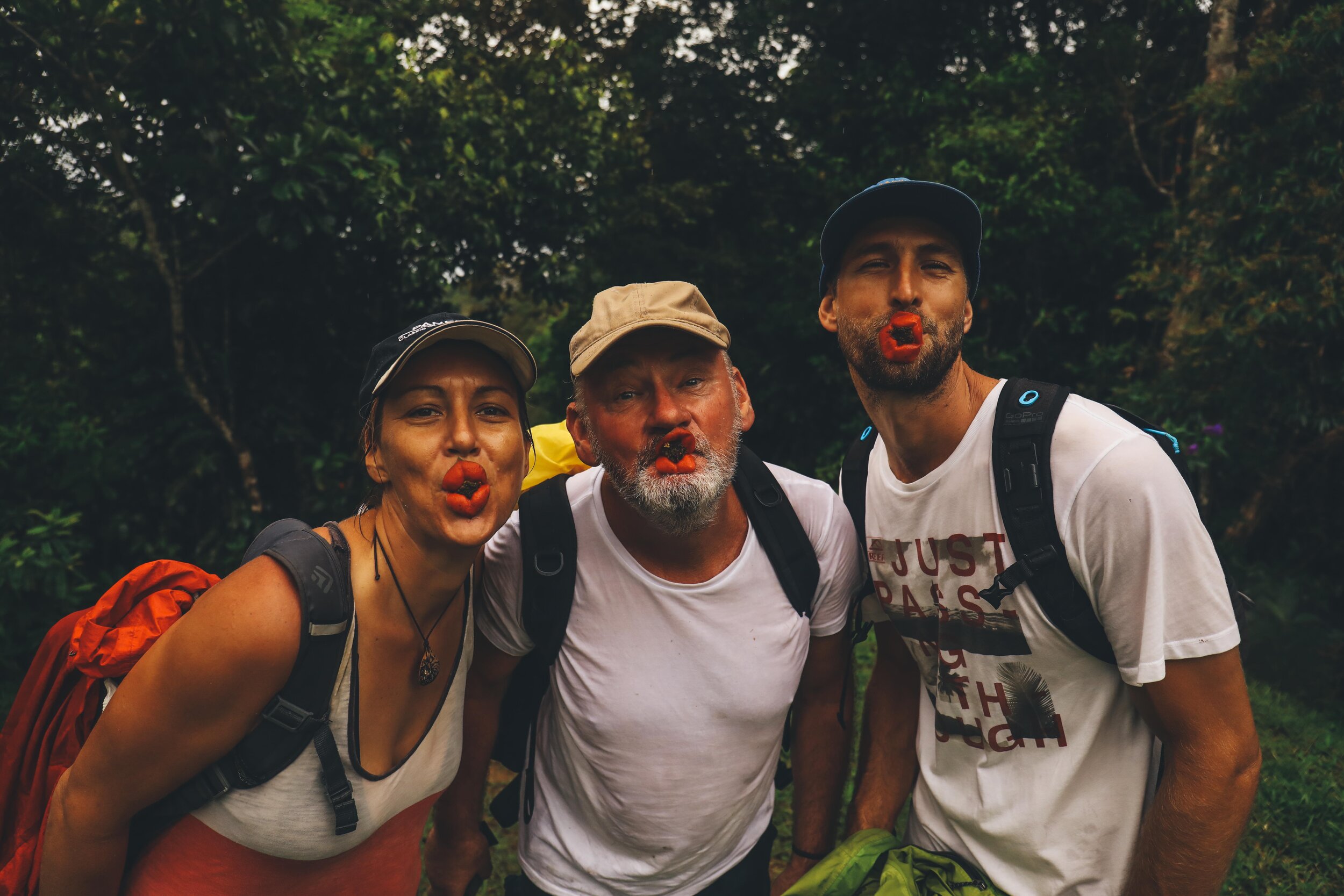 Hiking with our friends on S/V Johana and White Shadow.