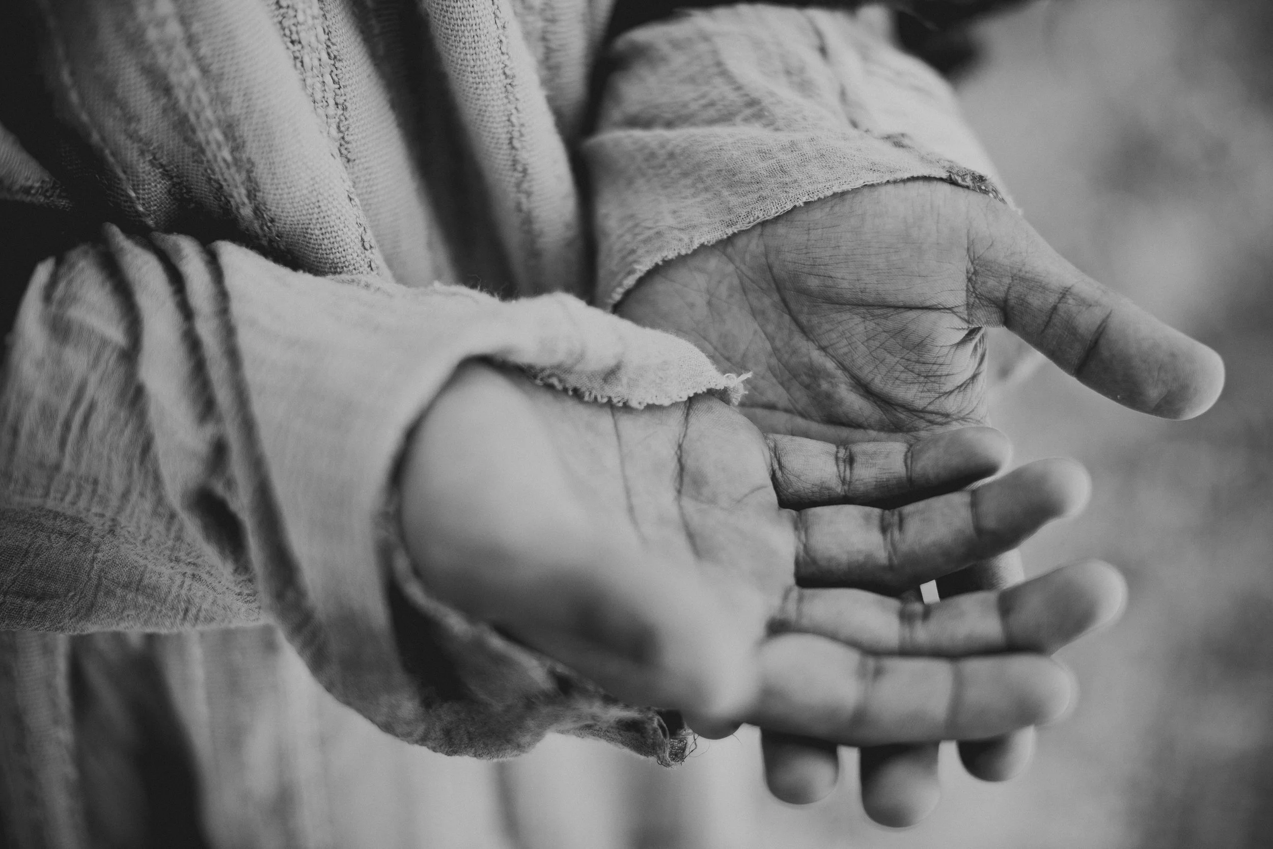 In the Palm of His Hands