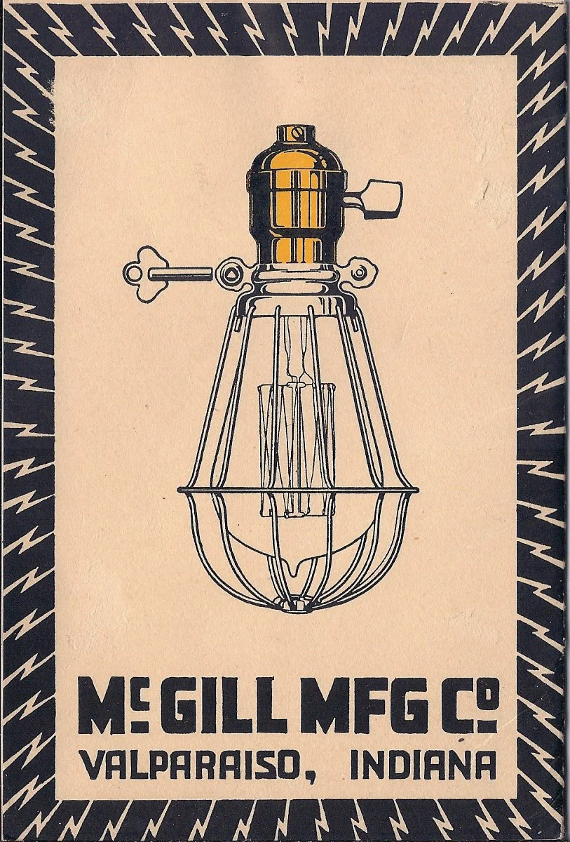 McGill Manufacturing Company Catalog, Back Cover | October 1918