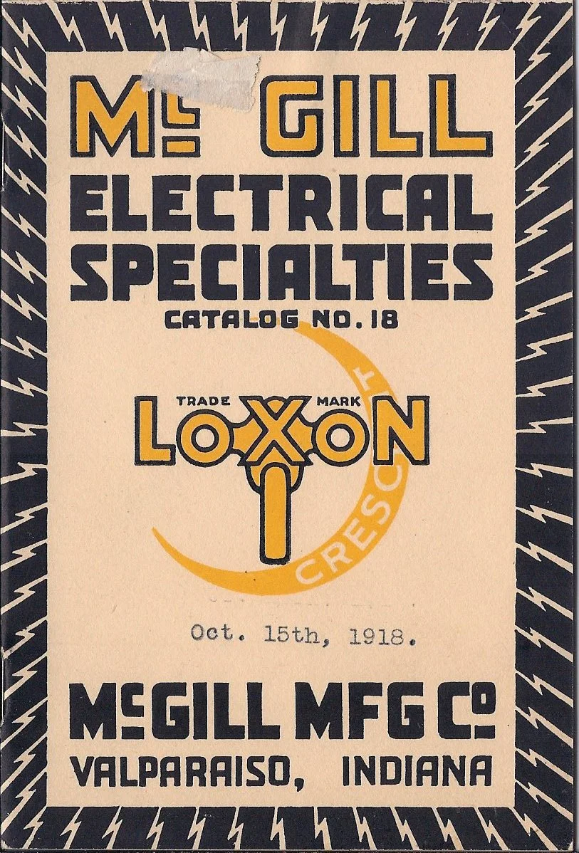 McGill Manufacturing Company Catalog, Front Cover | October 1918