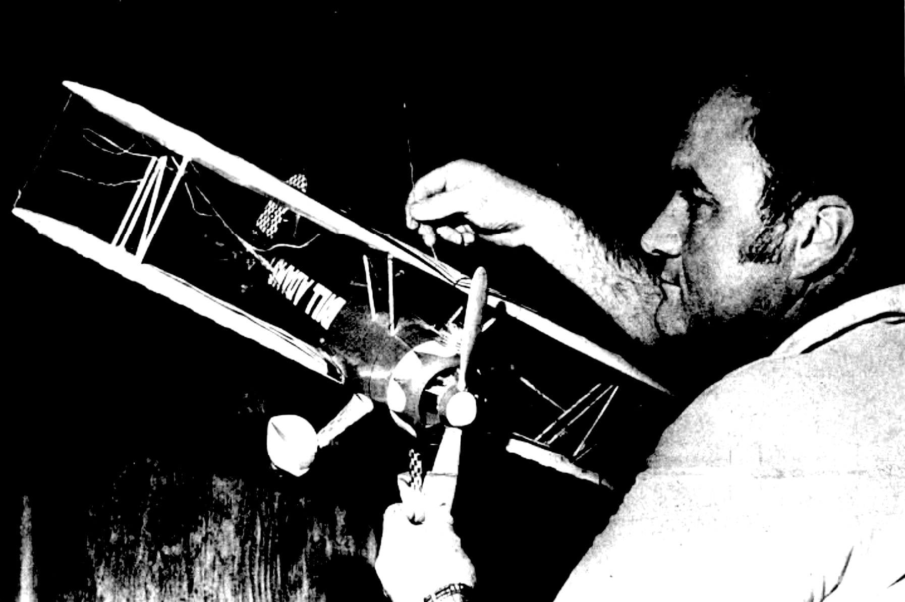 Model Planes Adorn Bar