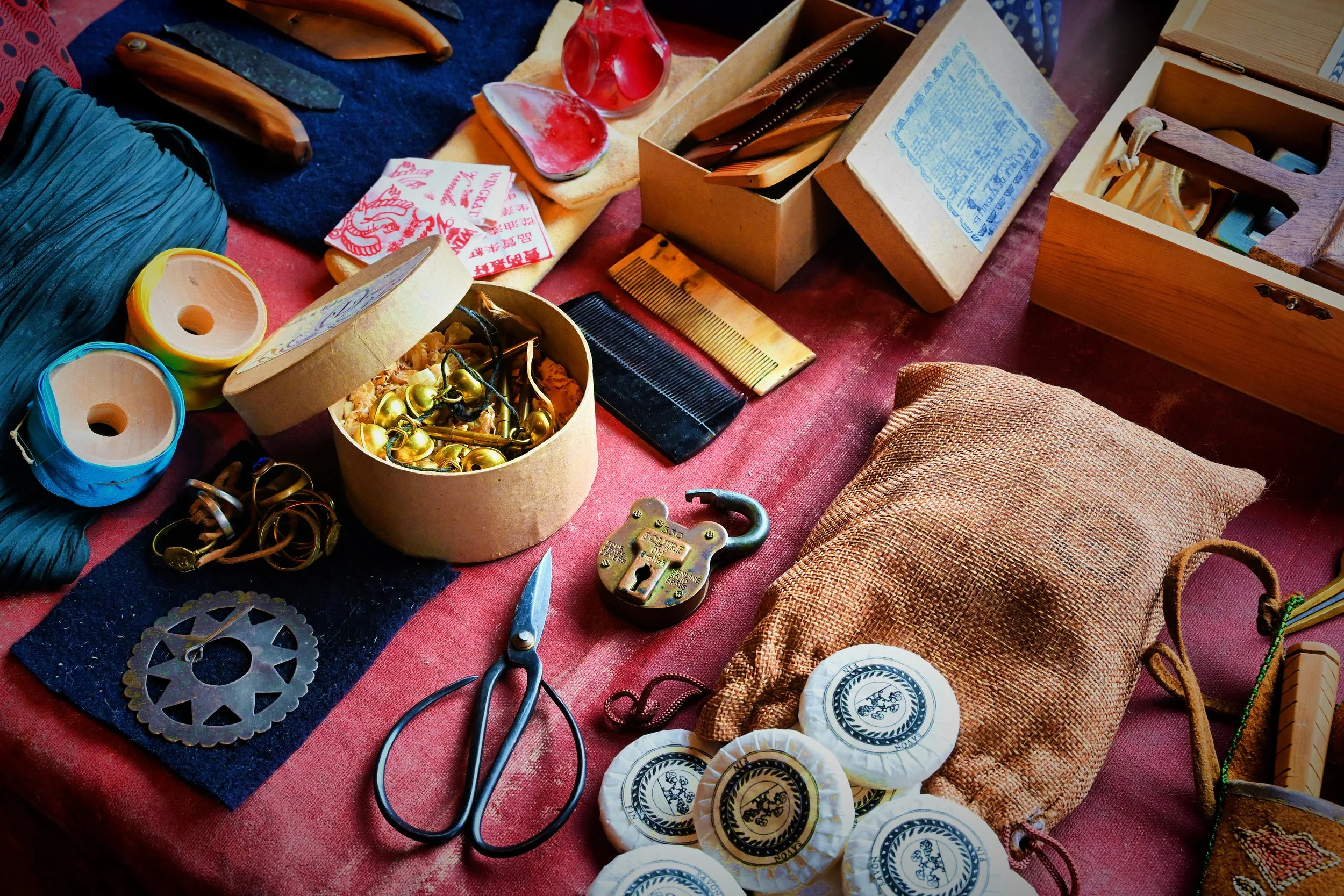 B - Samples of goods that would have been available at Joseph Bailly's trading post.jpg