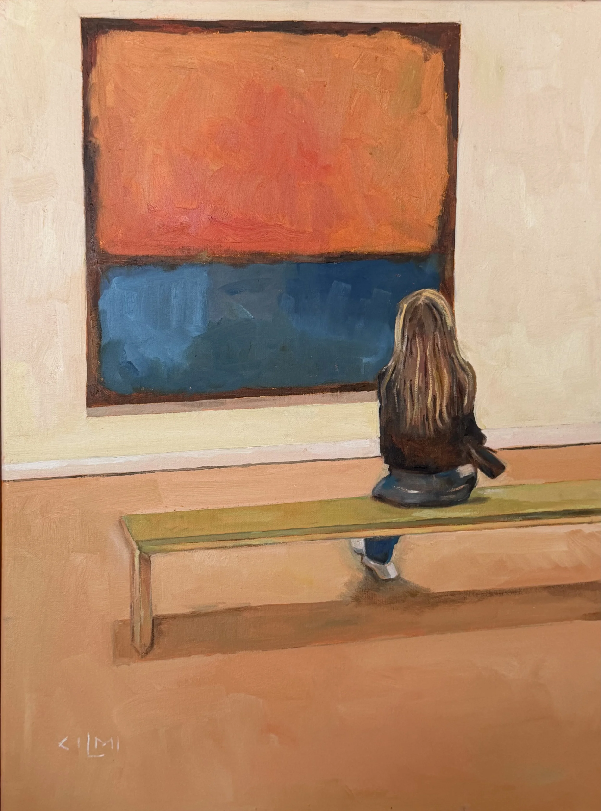 Rothko - Orange Blue