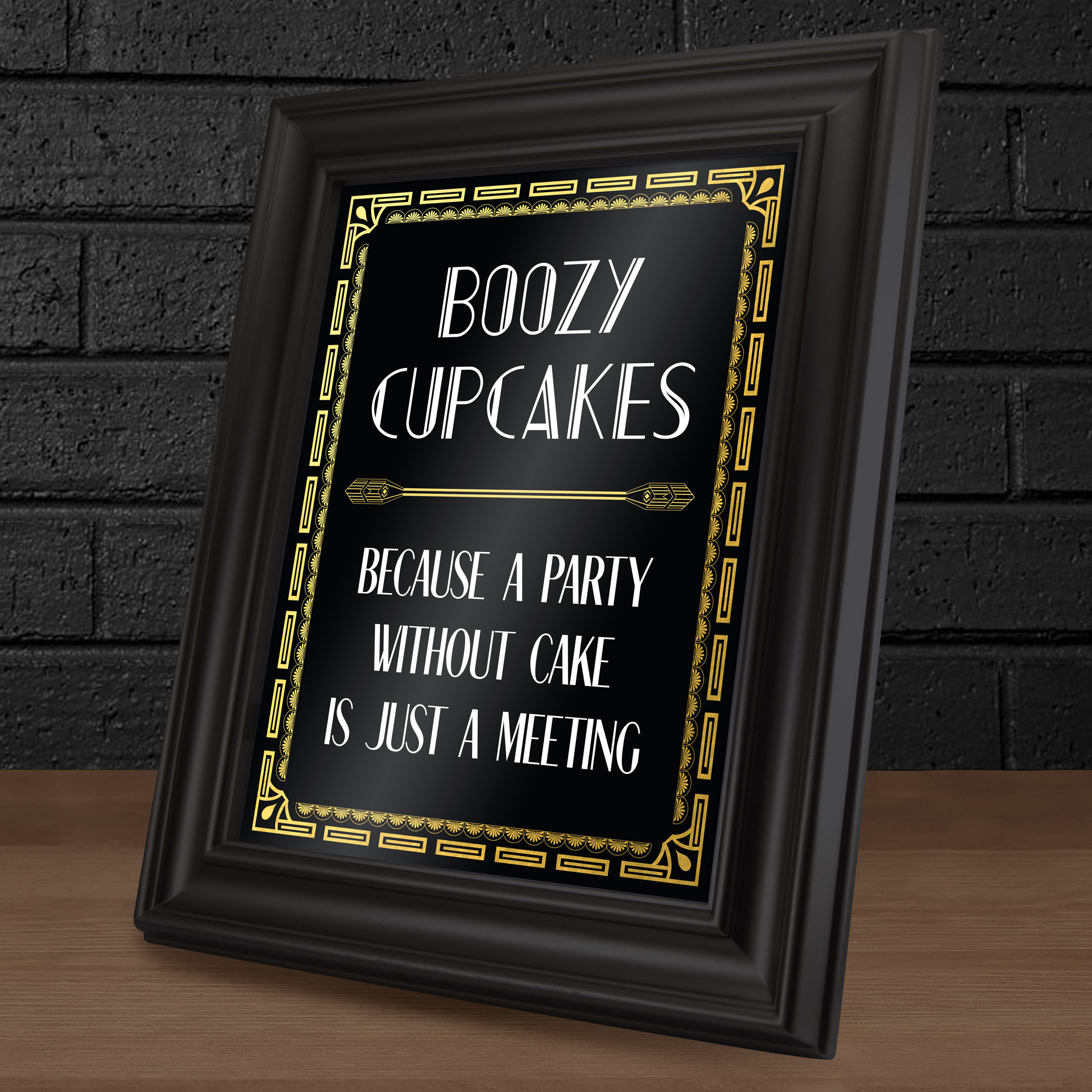 Cupcake Table Sign