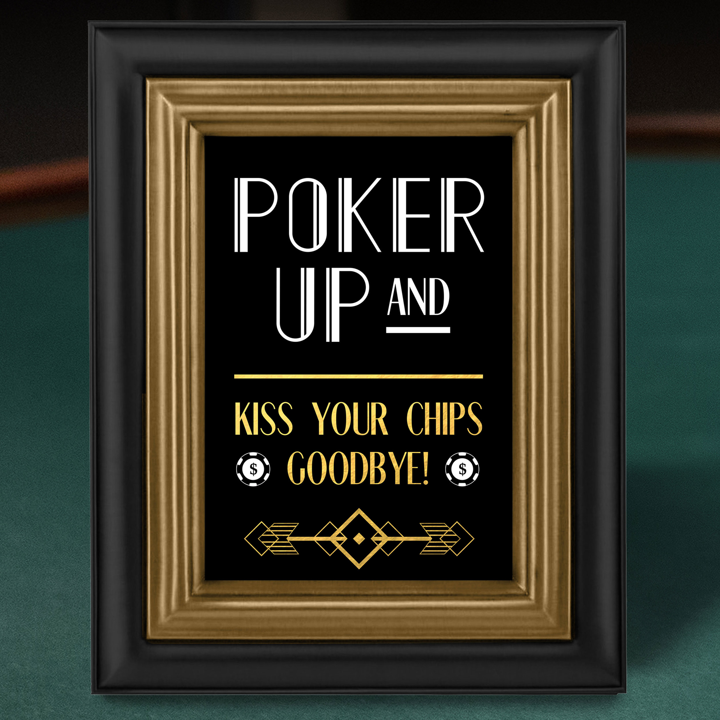 Poker Table Sign