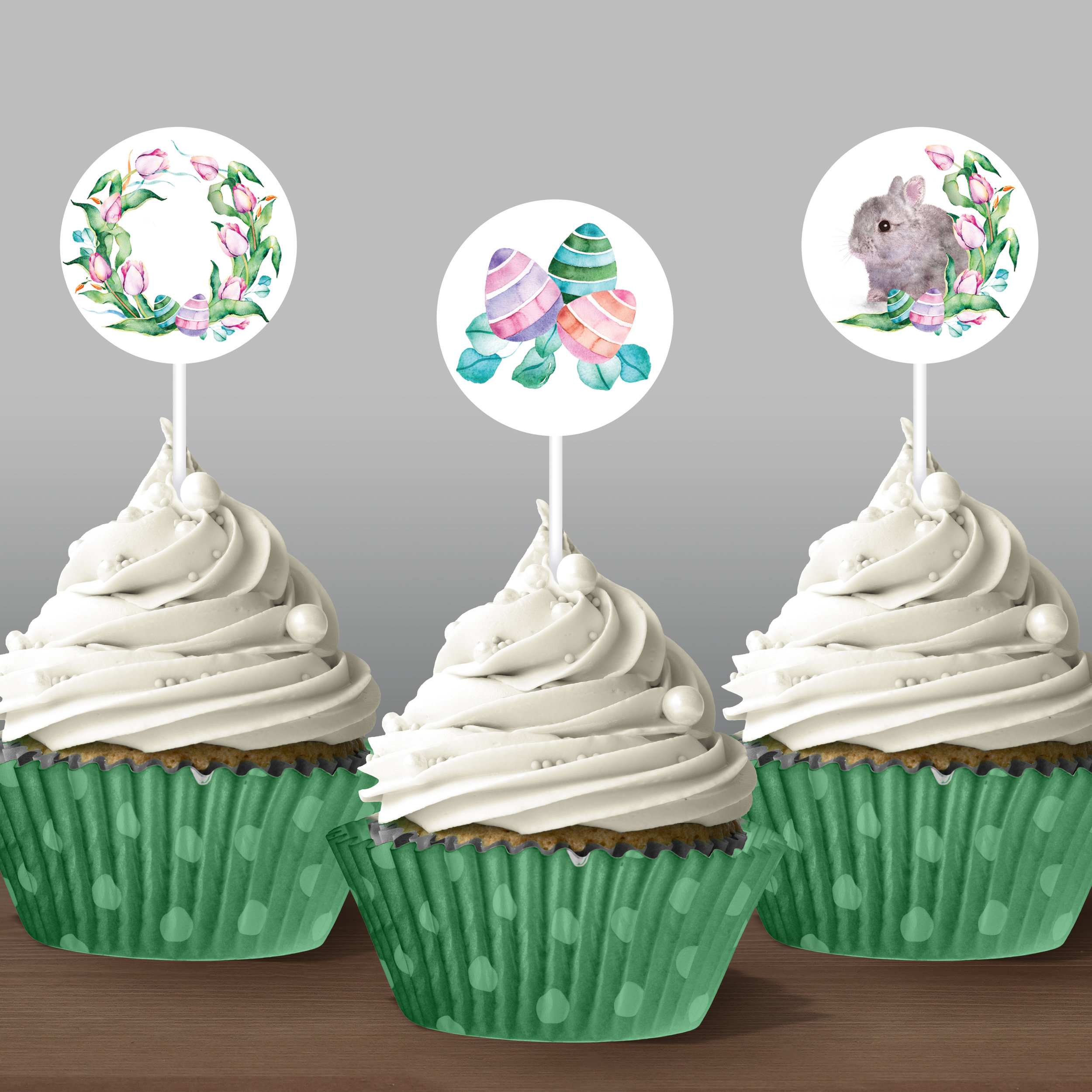 Easter Cupcake Toppers