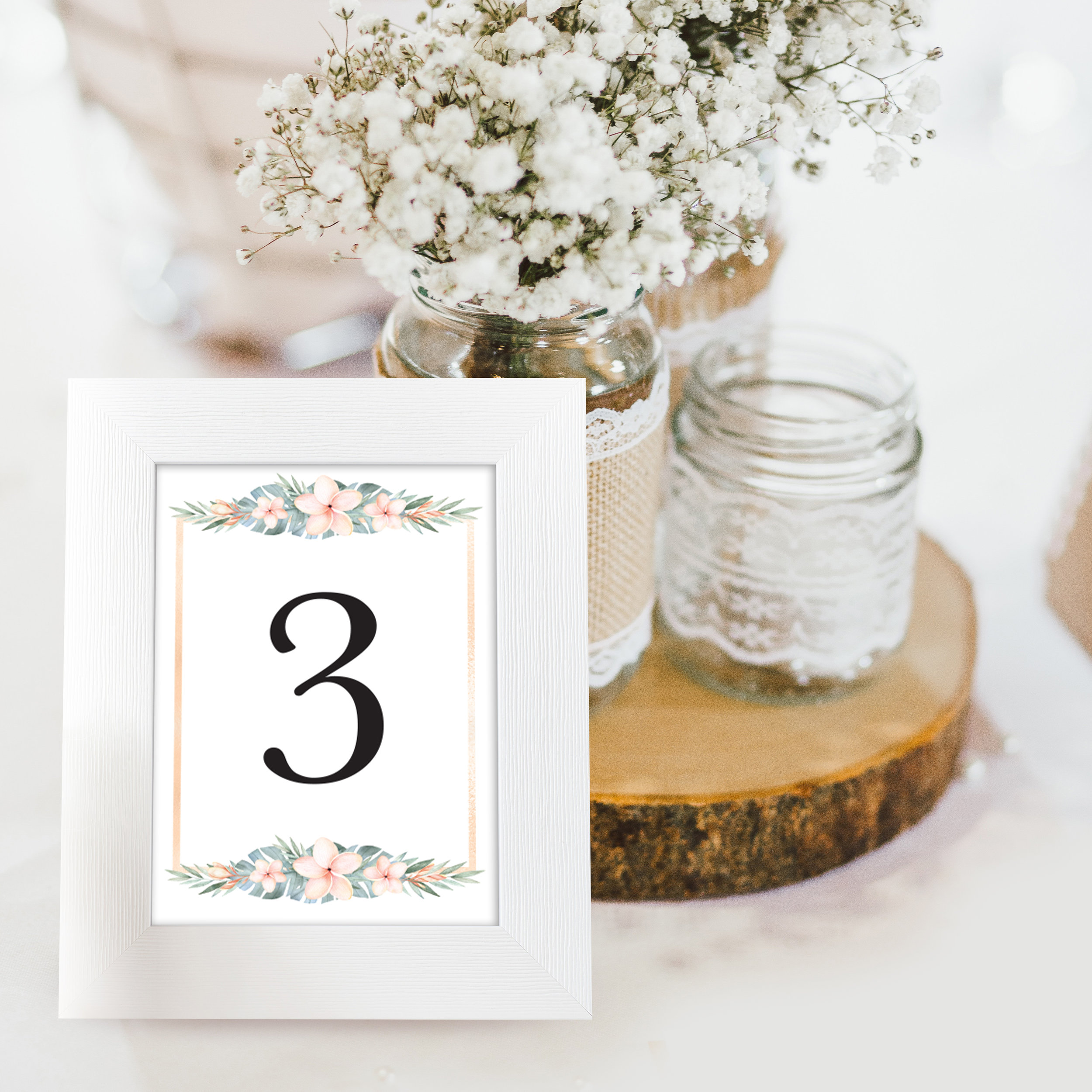 Table Numbers (5 x 7 and 4 x 6)
