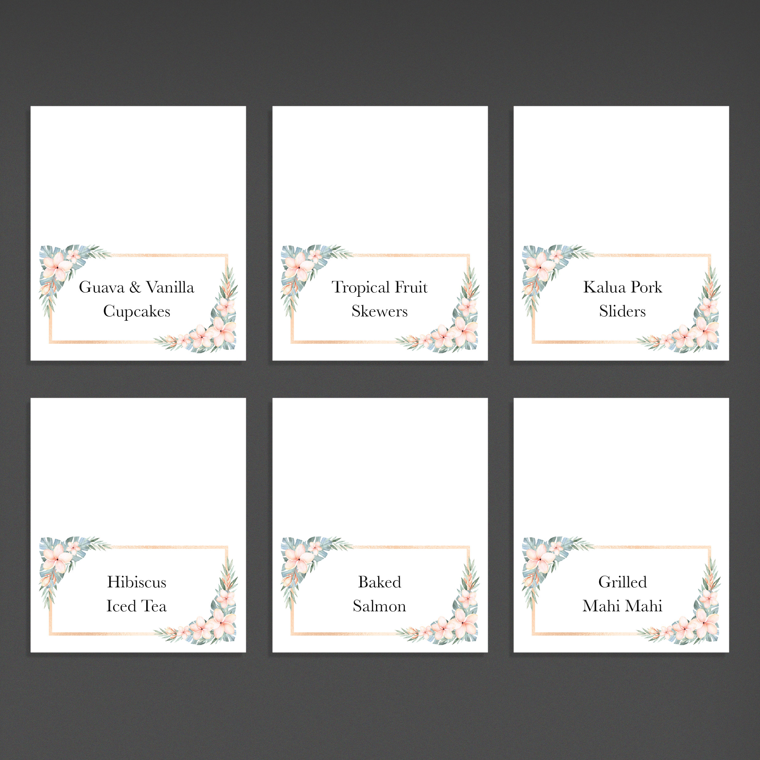 Tent Cards / Place Cards