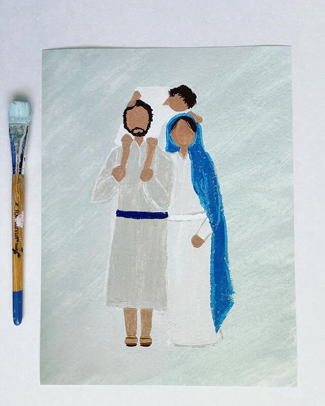 ✨GIVEAWAY✨

I wanted to do this last week during Holy Week, but um, I also have a newborn... so this week it is! 
I&rsquo;d love to gift you AND someone you love each with one of my Holy Family prints because I think right about now we could use a ti