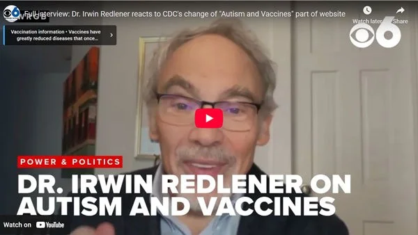 Dr. Irwin Redlener reacts to CDC's change of "Autism and Vaccines"