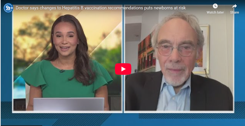 Doctor says changes to Hepatitis B vaccination recommendations put newborns at risk