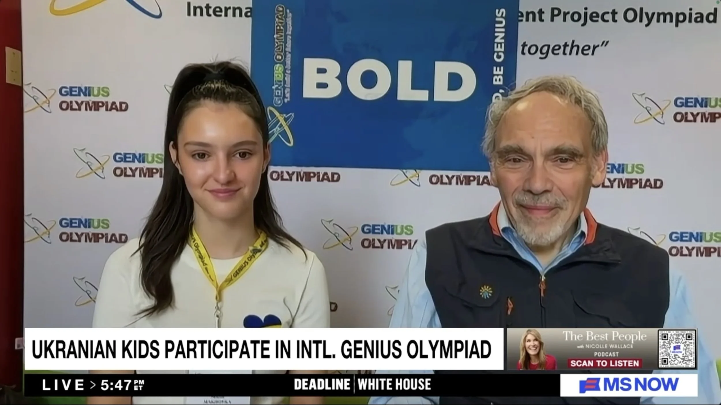  Dr. Redlener Joins Nicolle Wallace Live from Rochester | Genius Olympiad