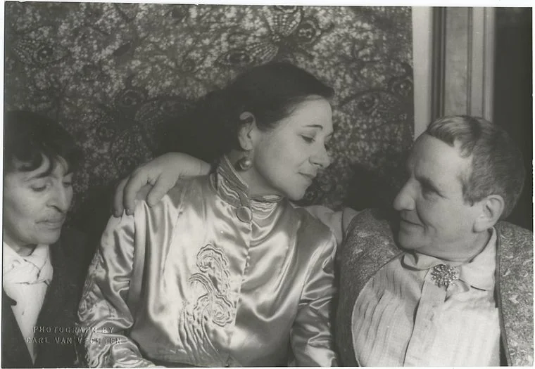 Alice B. Toklas, Fania Marinoff, and Gertrude Stein.