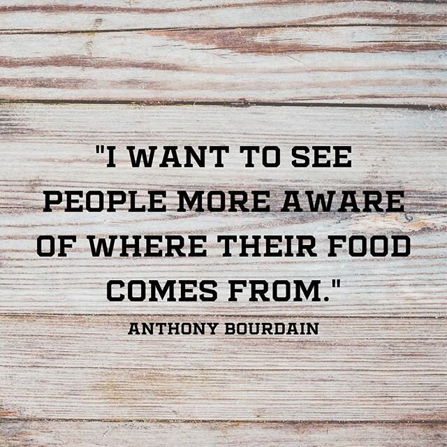 Shop local, source sustainable, and get connected to your food. ﻿Why? Because Anthony Bourdain said so goddamit. #shoplocal #eatlocal #knowyourrancher⁠
.﻿⁠
🌵Currently shipping exclusively to Texas residents!🌵⁠
.﻿⁠
.﻿⁠
.﻿⁠
.﻿⁠
#quote #inspiration #r
