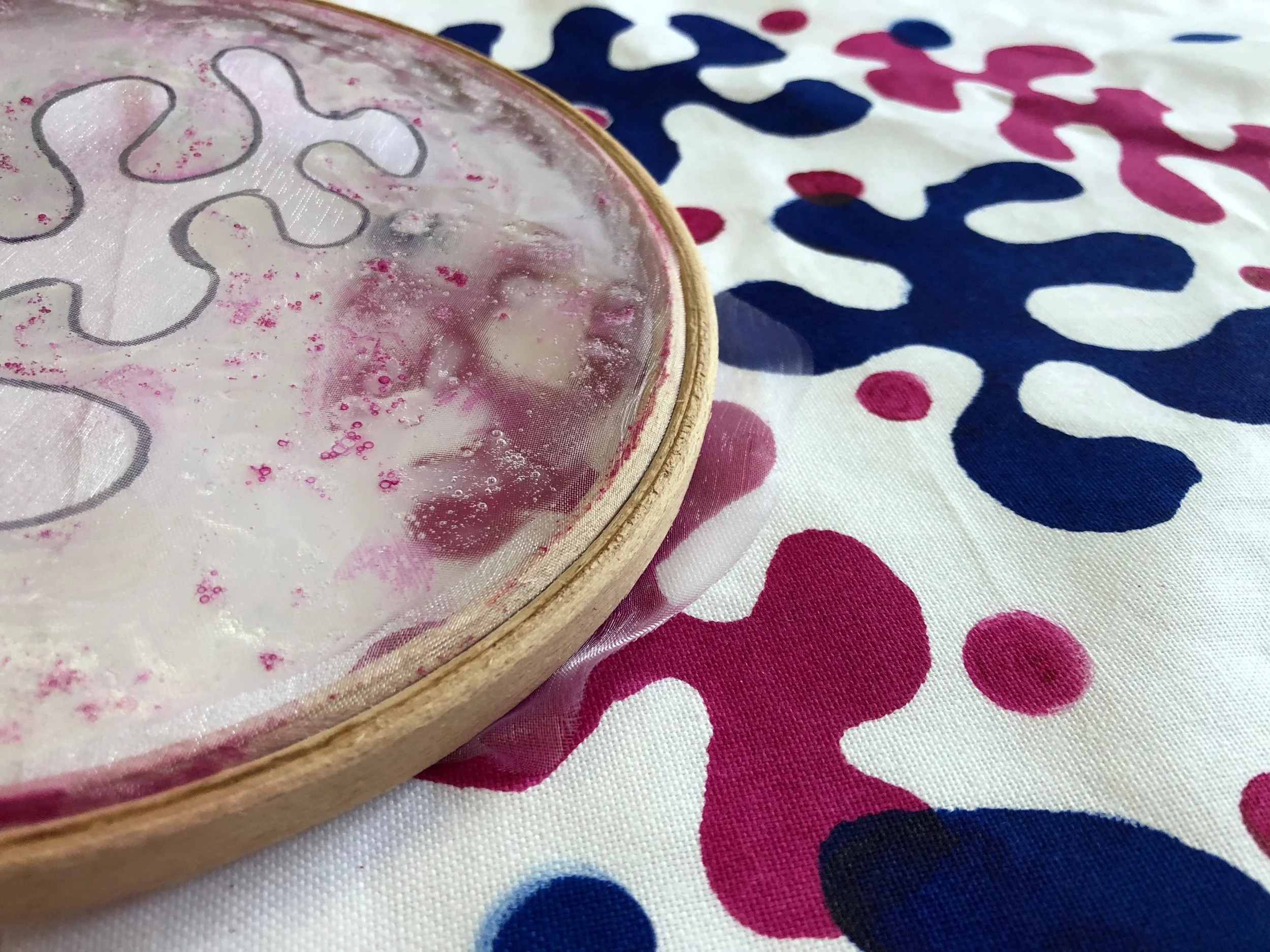 Zandra Rhodes Inspired DIY Printing