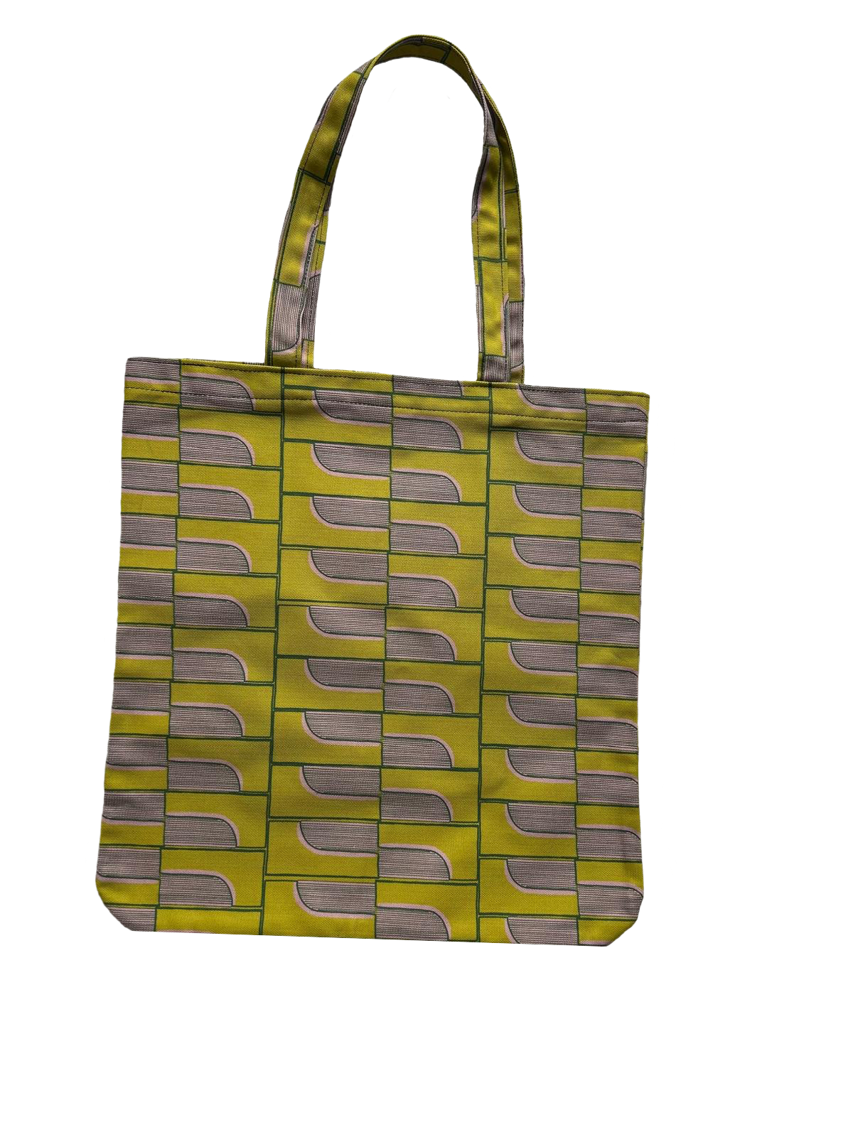 Arch Tote Bag - Yellow + Pink