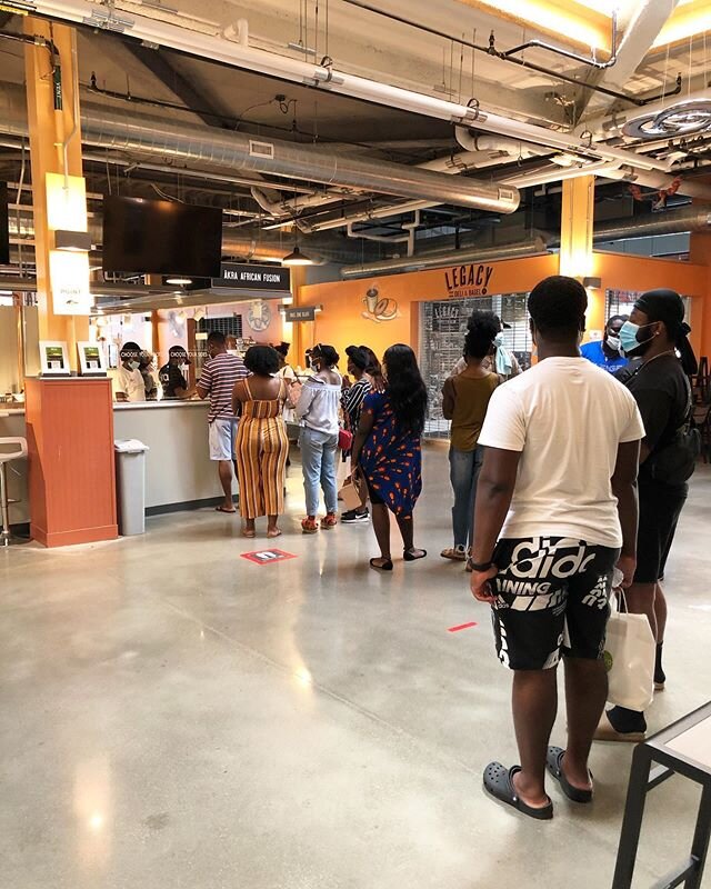 The line at @akraeatery today was long and for good reason! Check them out if you haven&rsquo;t! (They even have a contactless menu 👌🏽) #woopublicmarket #publicmarket #worcesterma