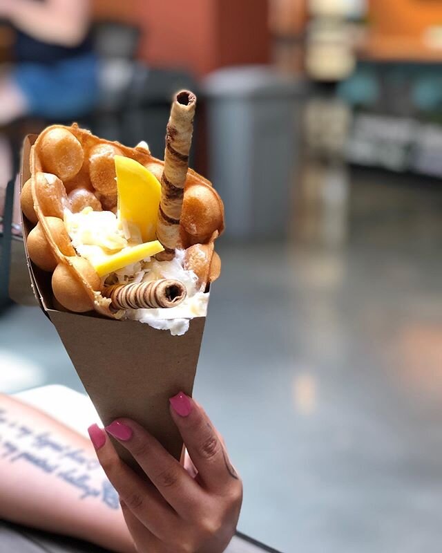 Holy, @bubblebeecafe508! 👀🤤 Be sure to check our Bubble Bee Cafe today at WPM and treat yourself to one of their three waffle and ice cream treats! You can thank us later! 🍨 🧇 #woopublicmarket #PublicMarket #worcesterma