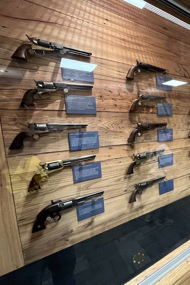 Civil War weapons at LMU.
