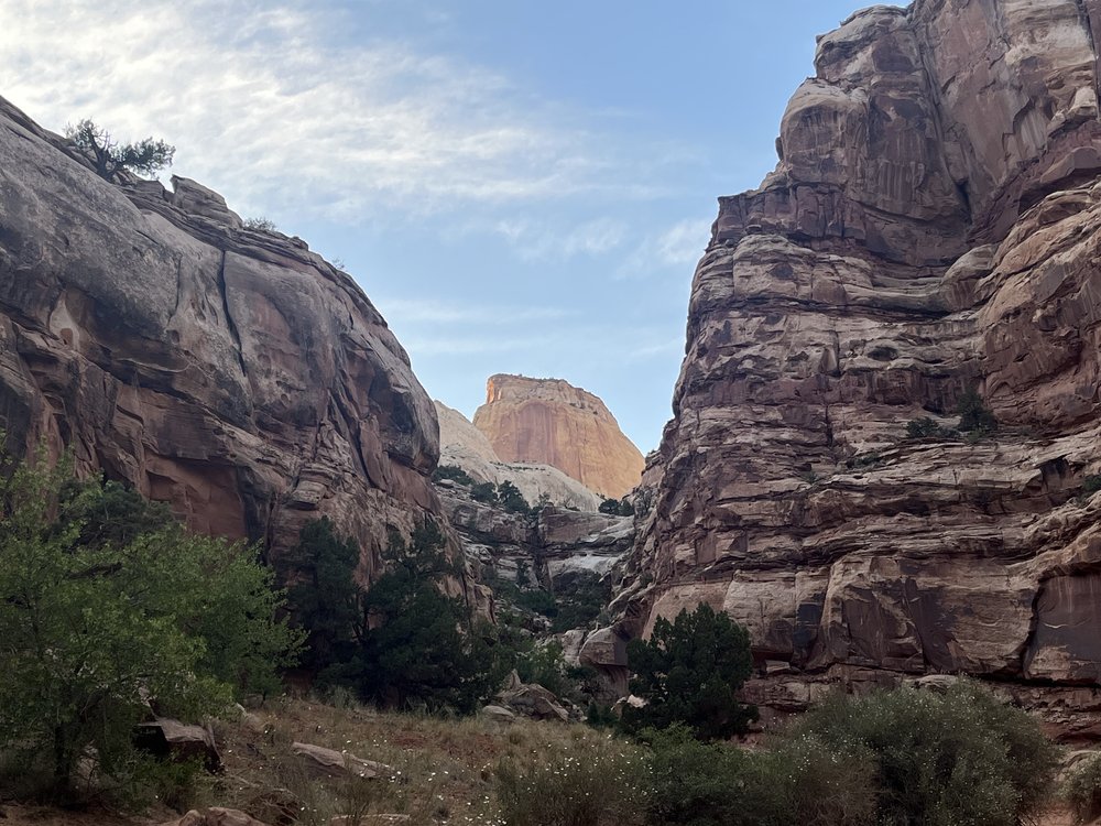 The Golden Throne from Capitol Gorge