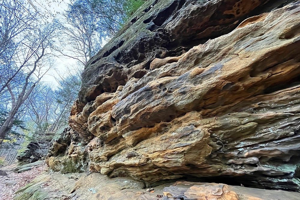 Awesome rock formations on the Ledges Trail!