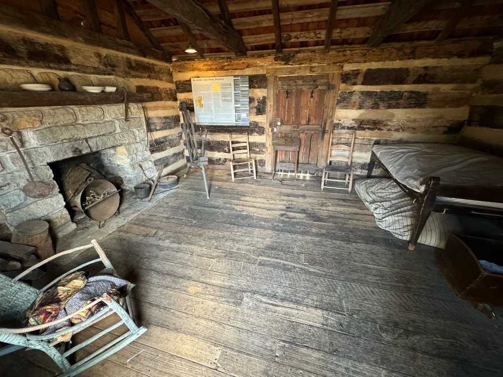 Inside the slave quarters