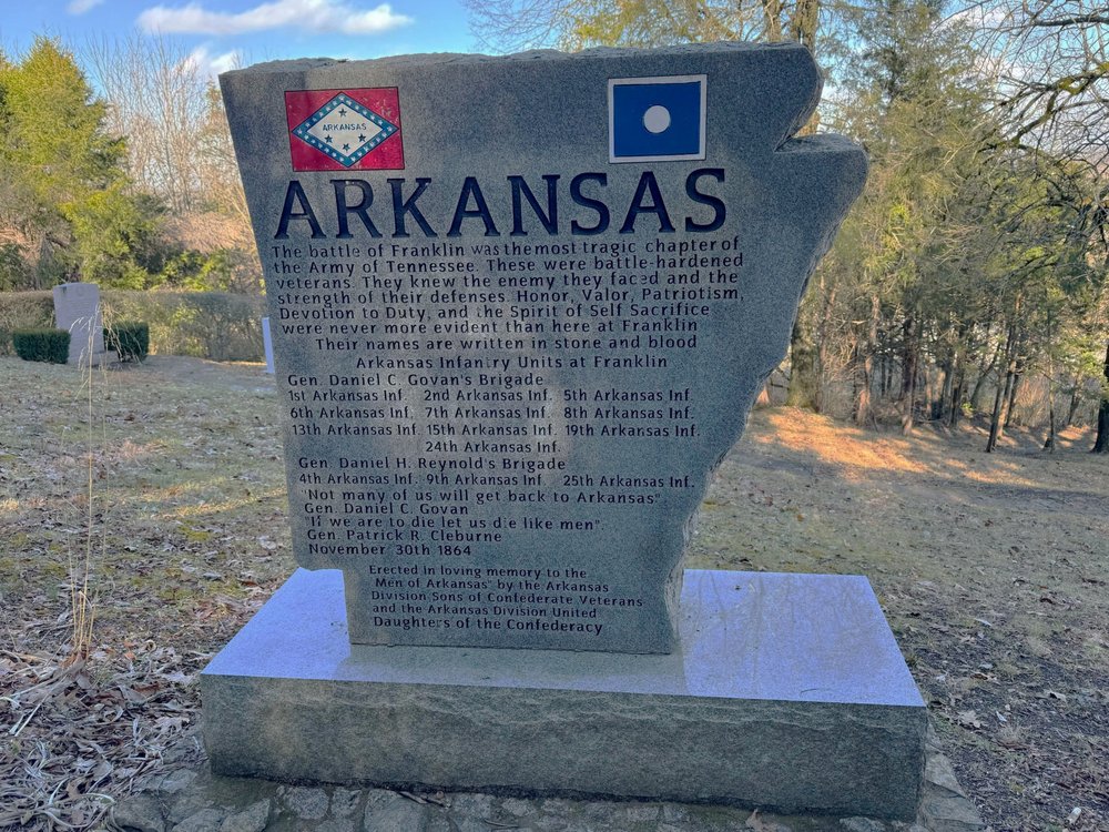 Monuments for CSA soldiers from each state