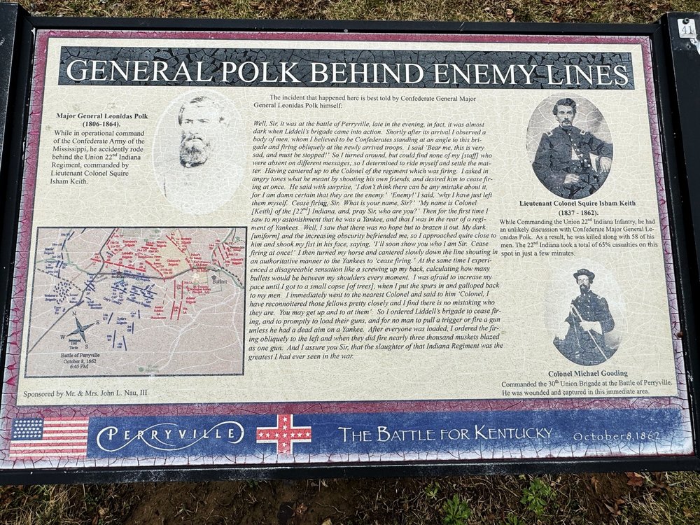 CRAZY story of General Polk behind enemy lines...