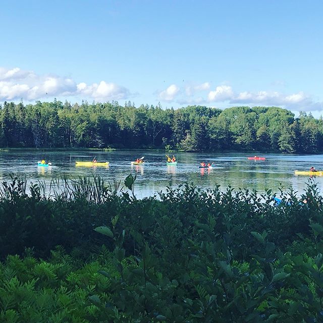 This is what a busy day on the pond looks like. A group of 15 boaters out, enjoying the water!

#latergram #kcb #capebreton #novascotia #visitnovascotia