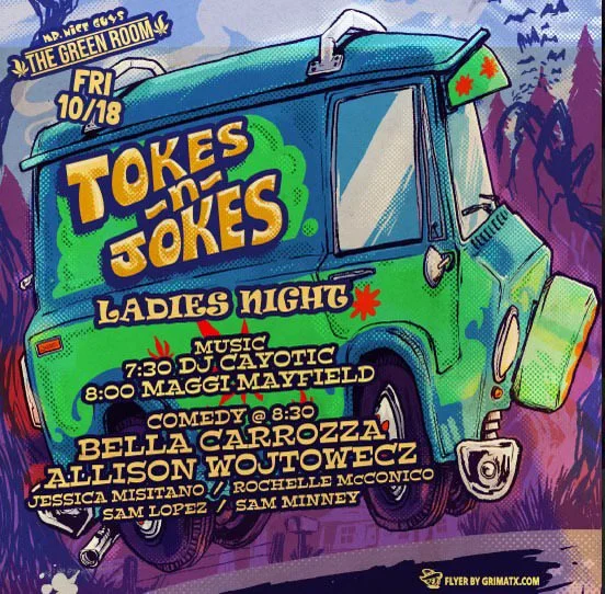 Hosting / Long set at Tokes 'N Jokes (North Austin, Texas)