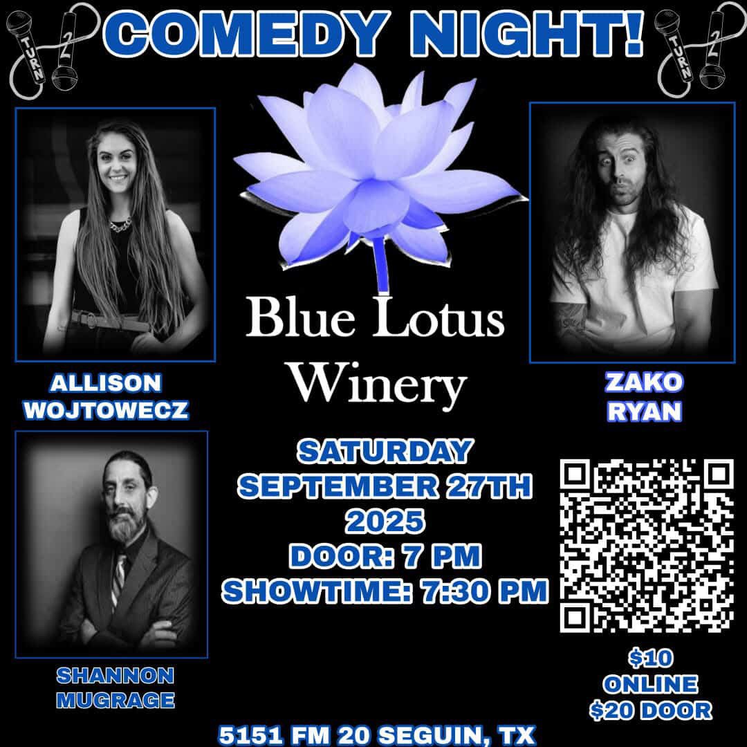 Blue Lotus Comedy Night (Seguin, TX)