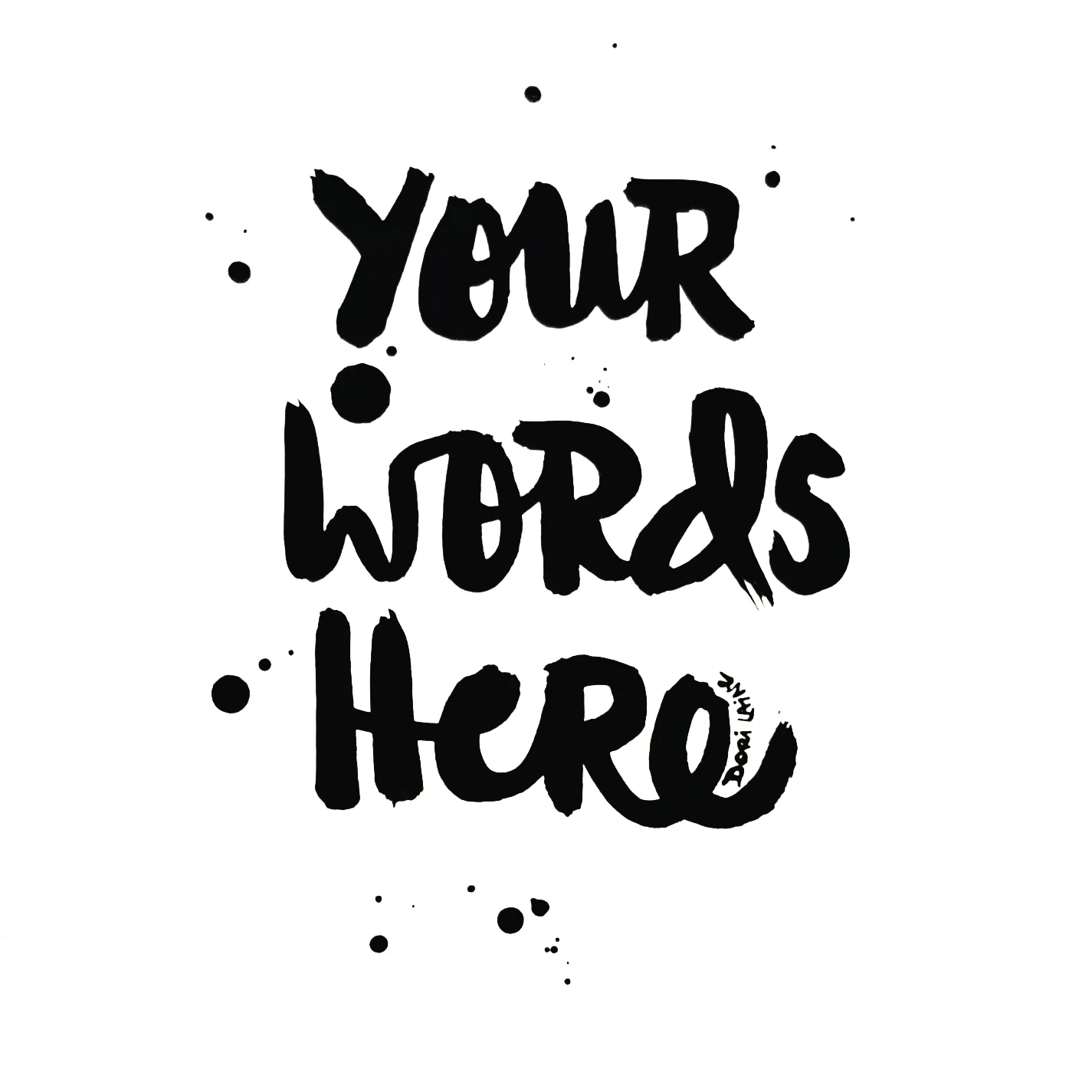 The BOMB | Custom Word Art | 11 x 14