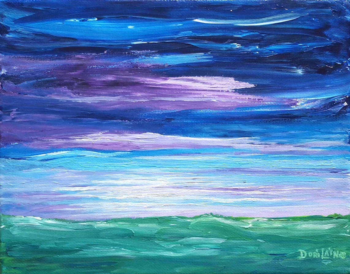 Small Prairie Sunset IV | 8 x 10 