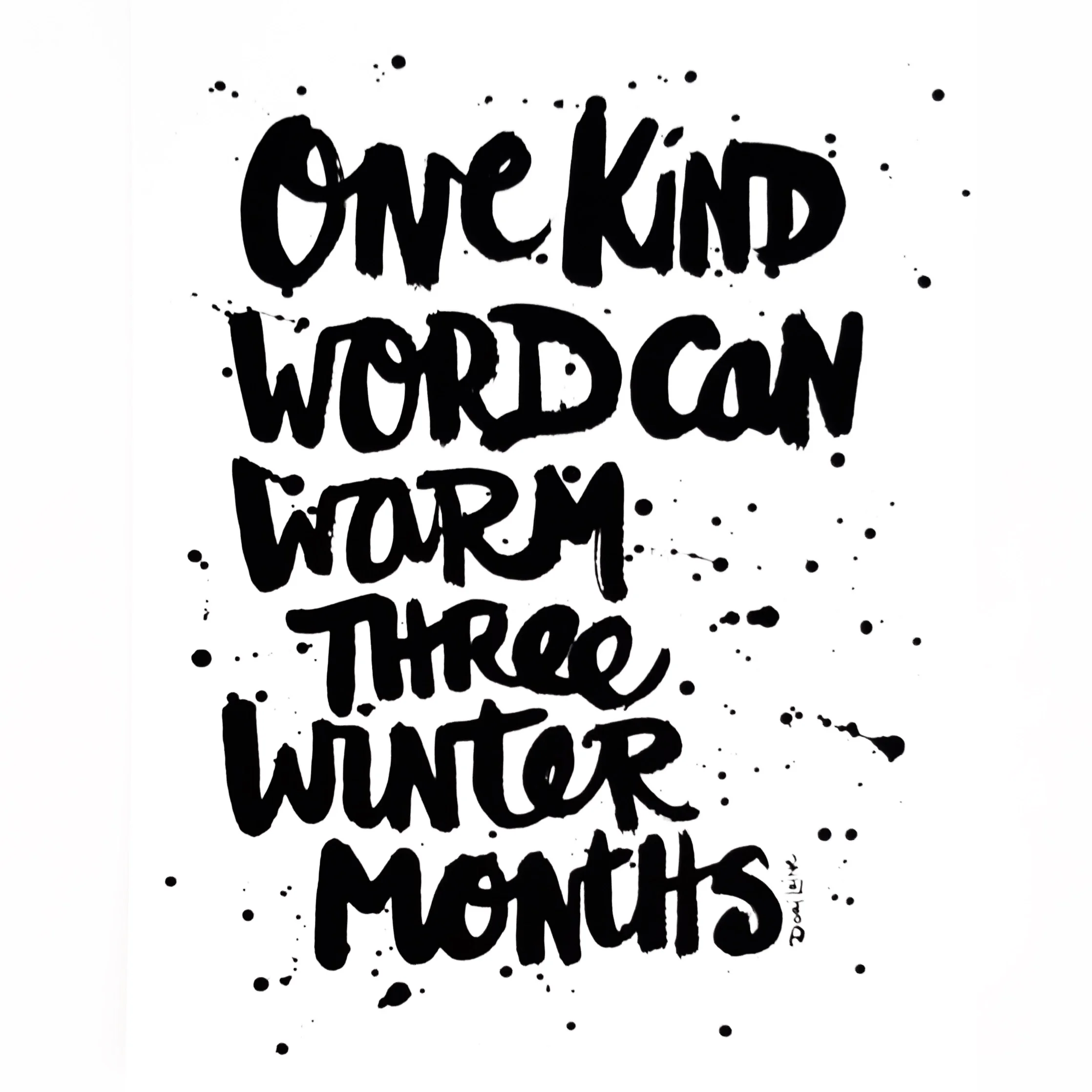 The SMASH | One Kind Word | 8 x 10
