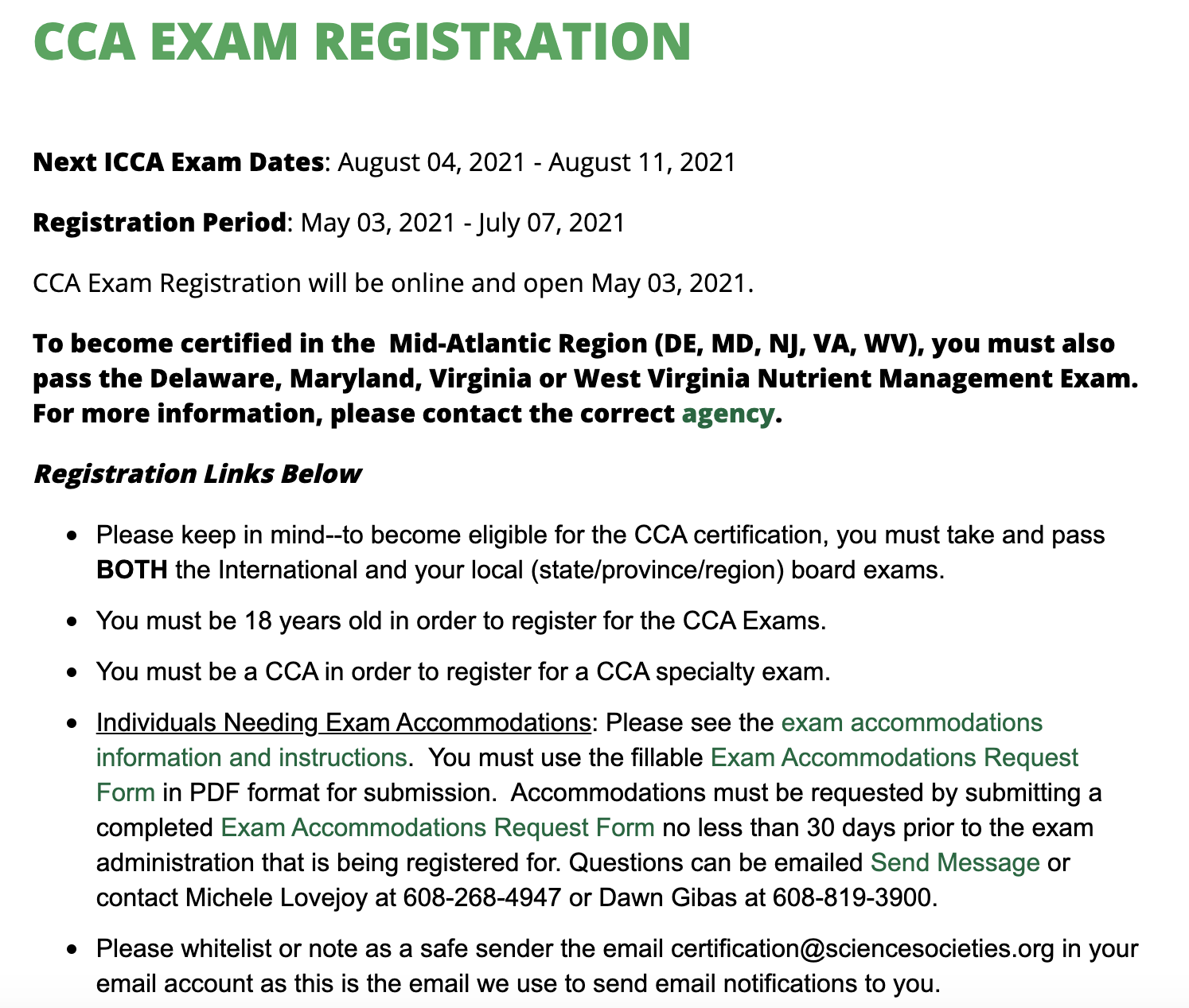 CCA Exam: August 2021