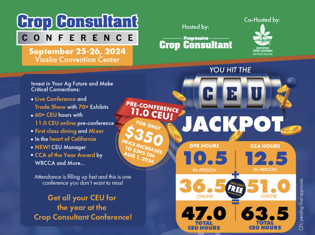 WRCCA Co-Hosting Crop Consultant Conference