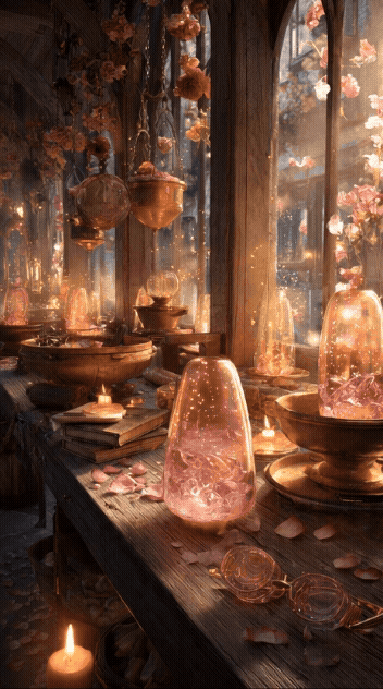 StoryScope for Venus conjunct Neptune : THE GLASSES OF ROSEWATER