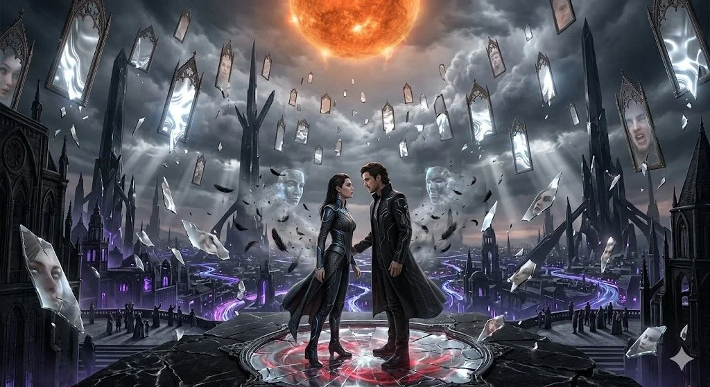 StoryScope for Venus opposite Pluto : THE CATHEDRAL OF MIRRORS