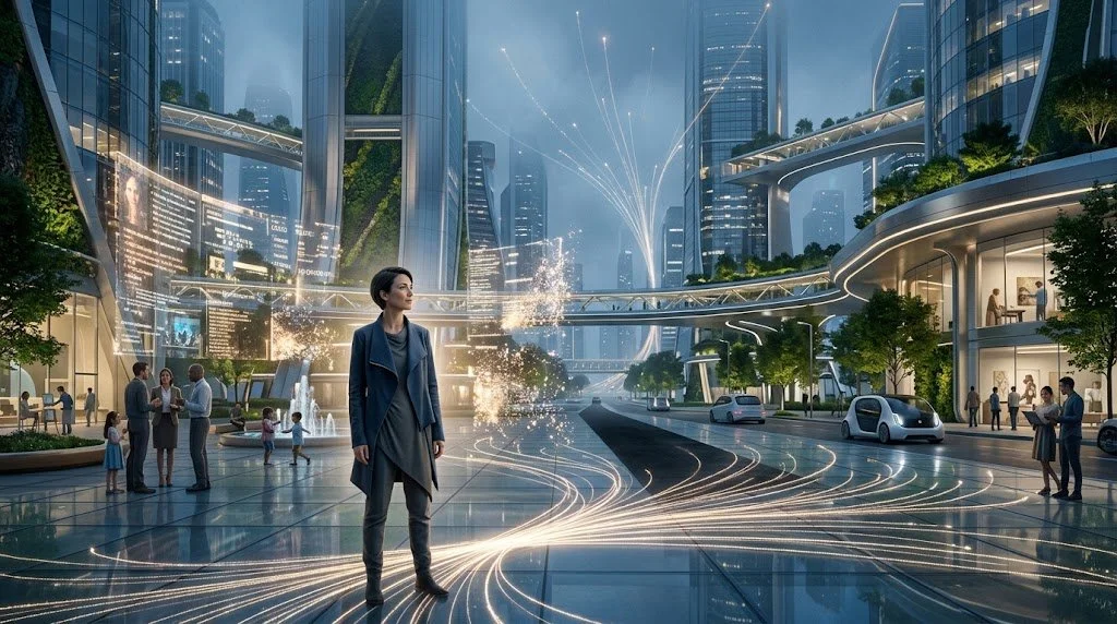 StoryScope for Sun Opposite Neptune Rx + Trine Pluto : THE CITY THAT LET GO