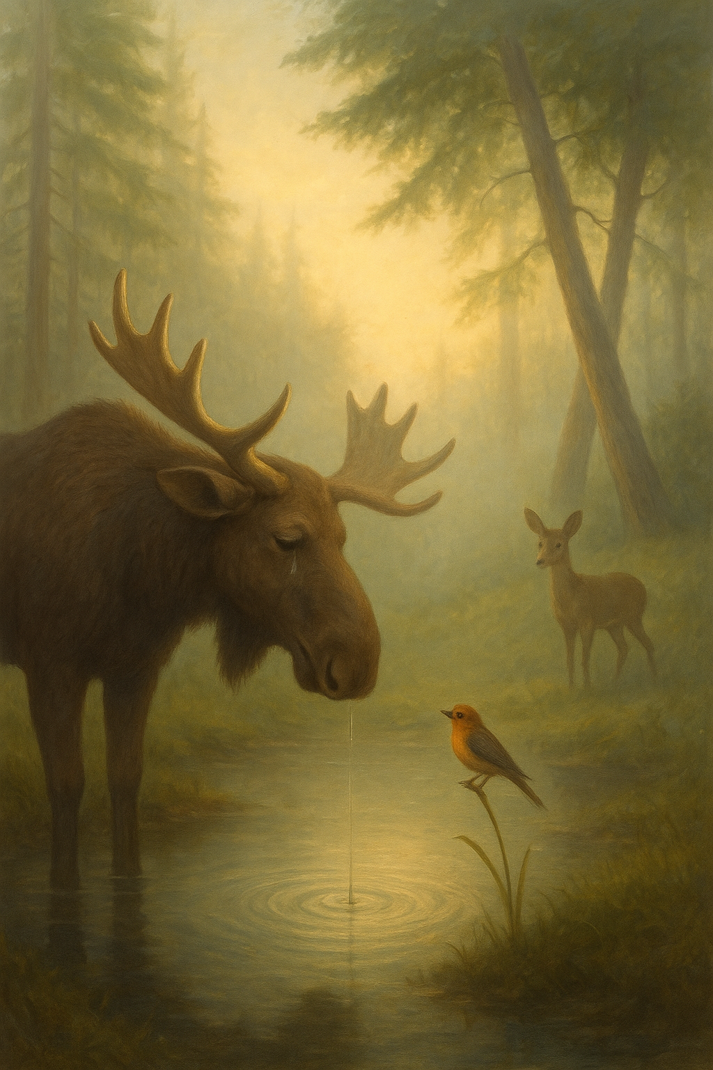 StoryScope of the Day : THE MOOSE WHO LOWERED HIS ANTLERS