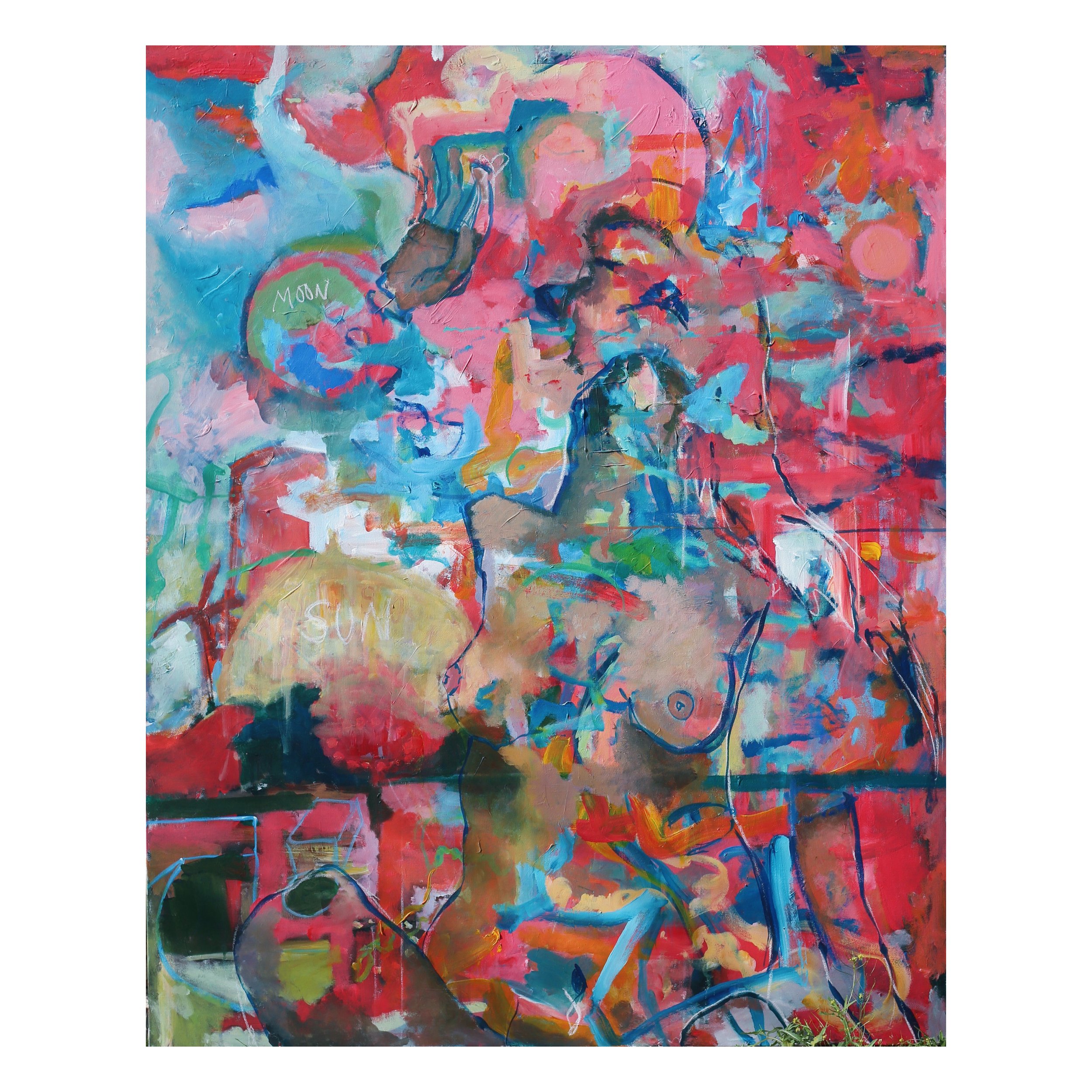 Nude painting no. 6 under siege 