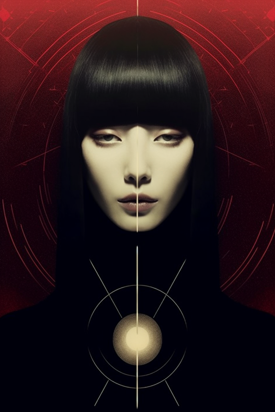invocateur.eth_mystical_asian_dark_haired_oracle_modern_red_gra_da7e0f63-bbb2-443c-aca2-b45c51f08634.PNG