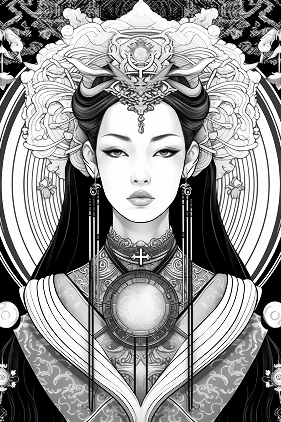 invocateur.eth_high_contrast_coloring_page_of_a_beautiful_asian_97fd0c1f-7a38-4253-816e-ac80b7736728.PNG