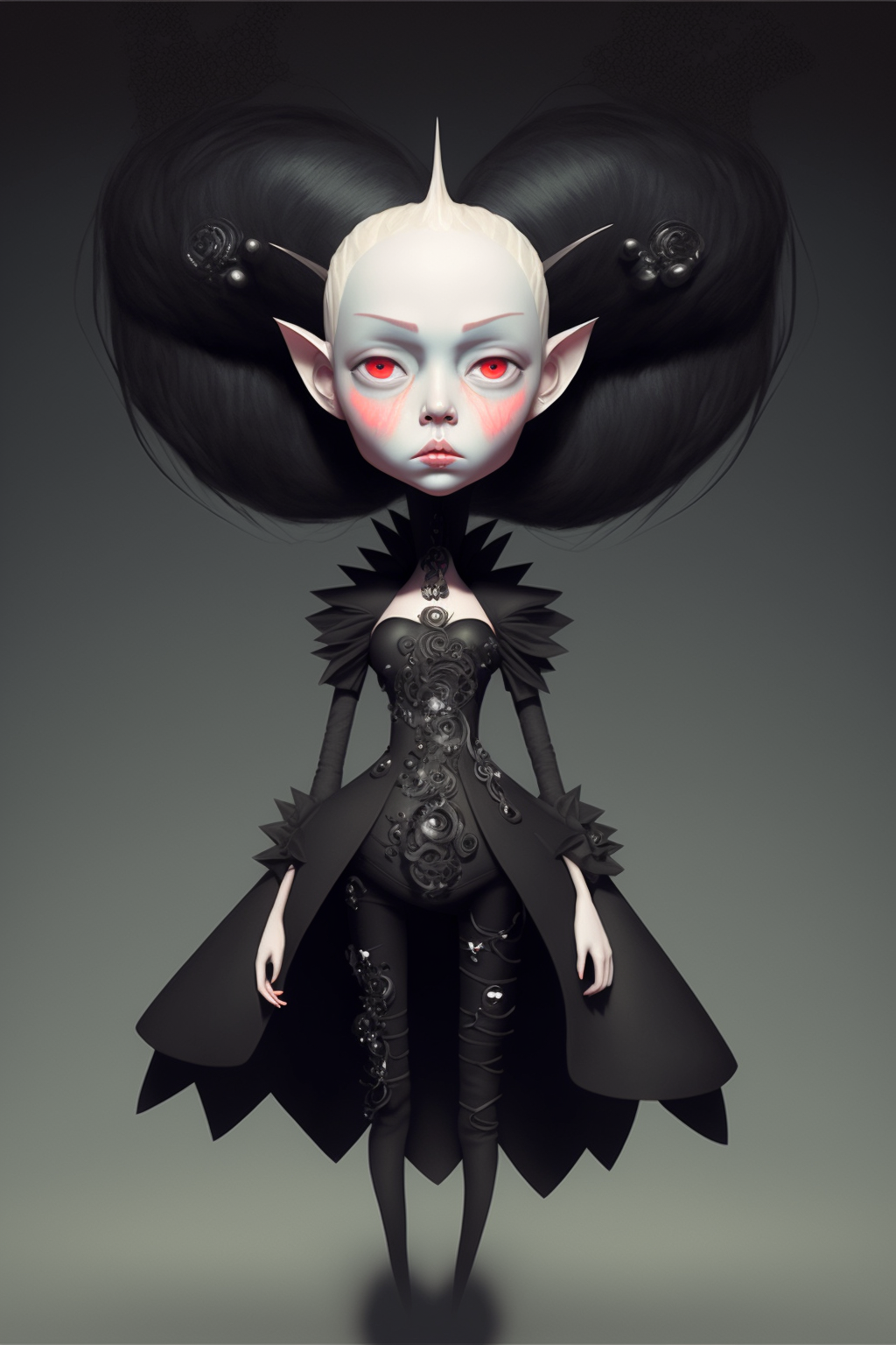 invocateur.eth_white_horse_goth_cartoon_character_wearing_all_b_8b3a8166-e51c-459f-a64b-0561e10a1340.PNG