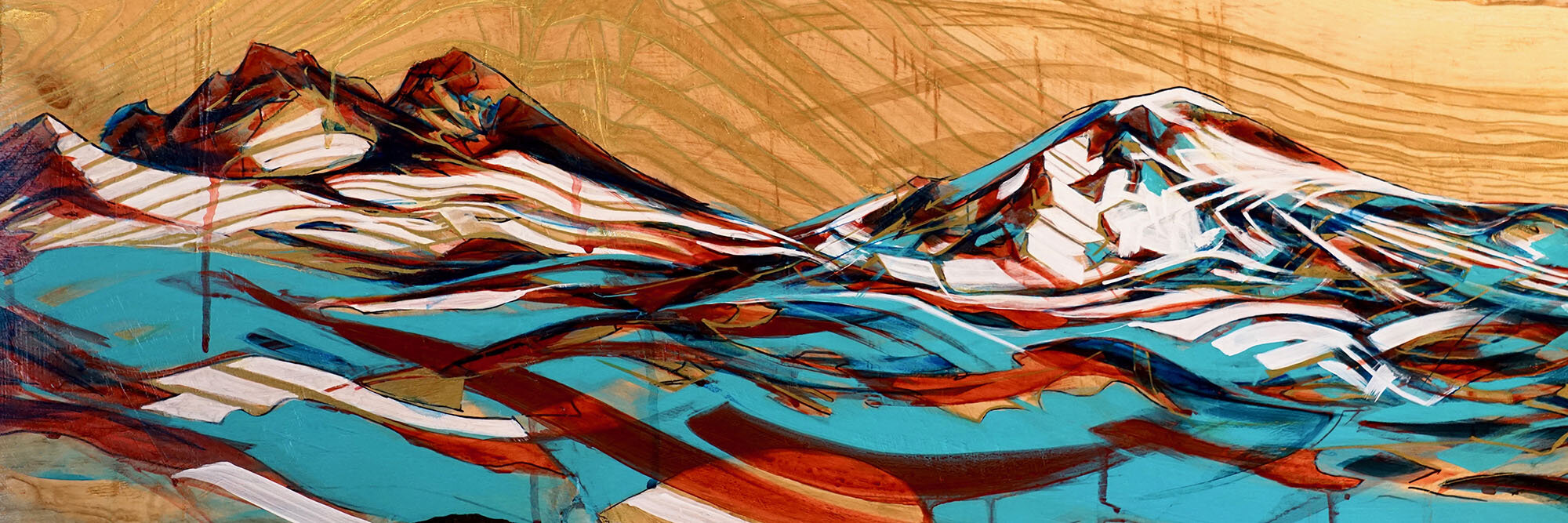 Acrylic on wood panel 2019