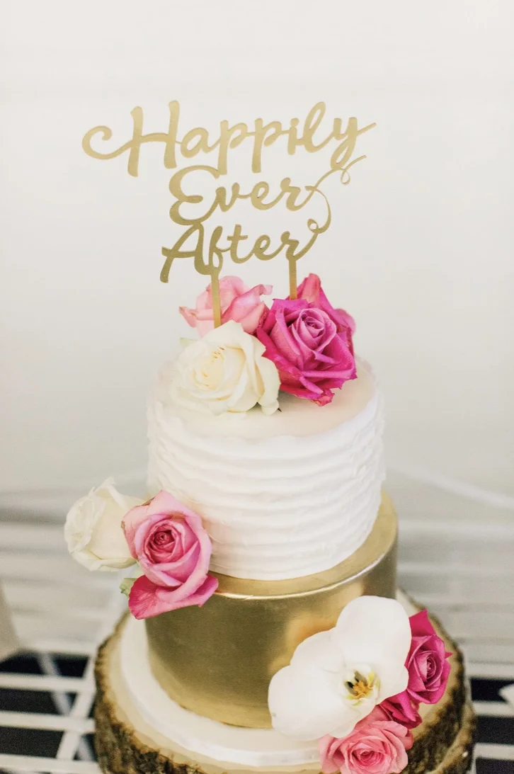"Happily Ever After" Cake Topper