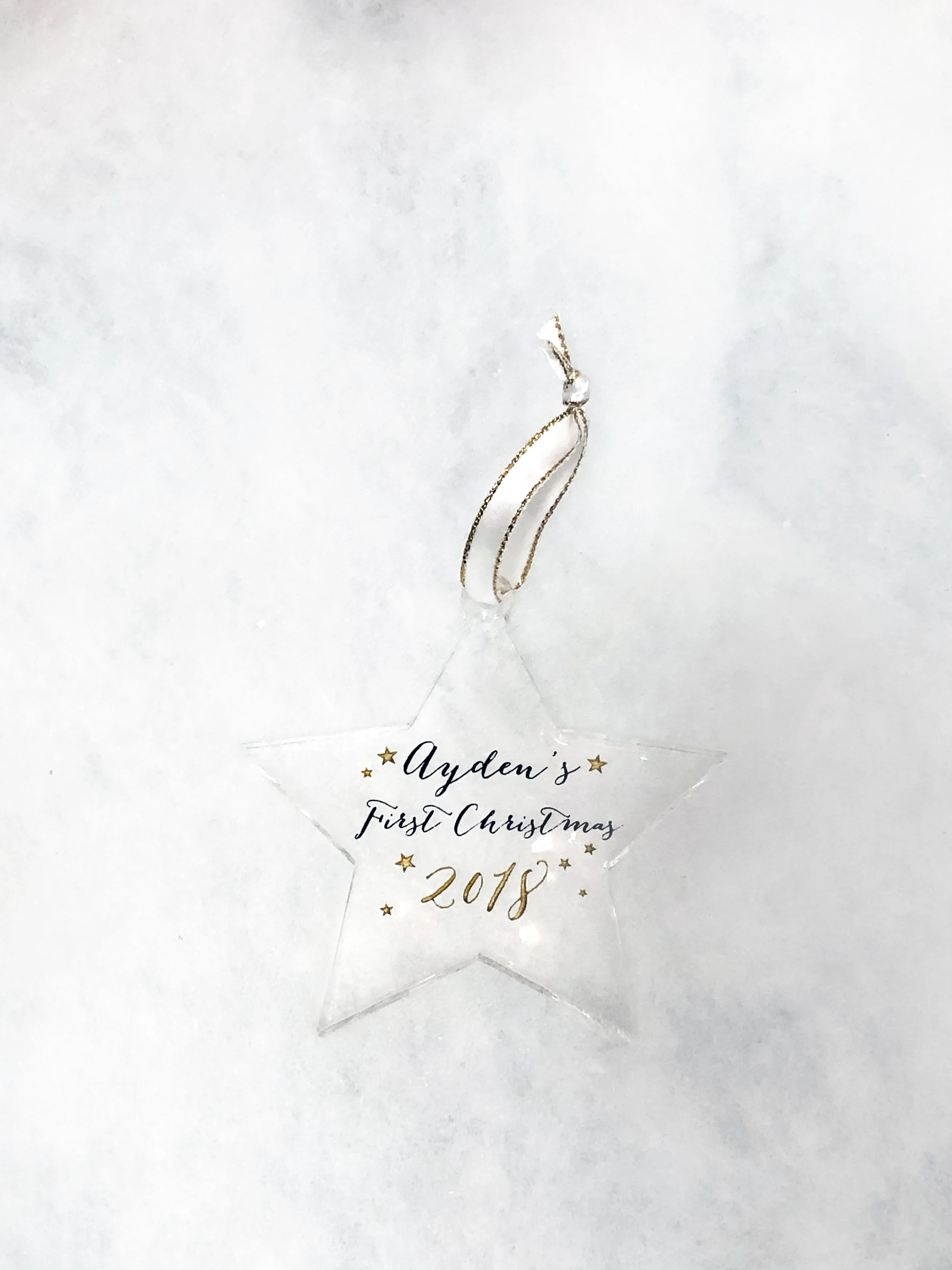 Custom Star Ornament