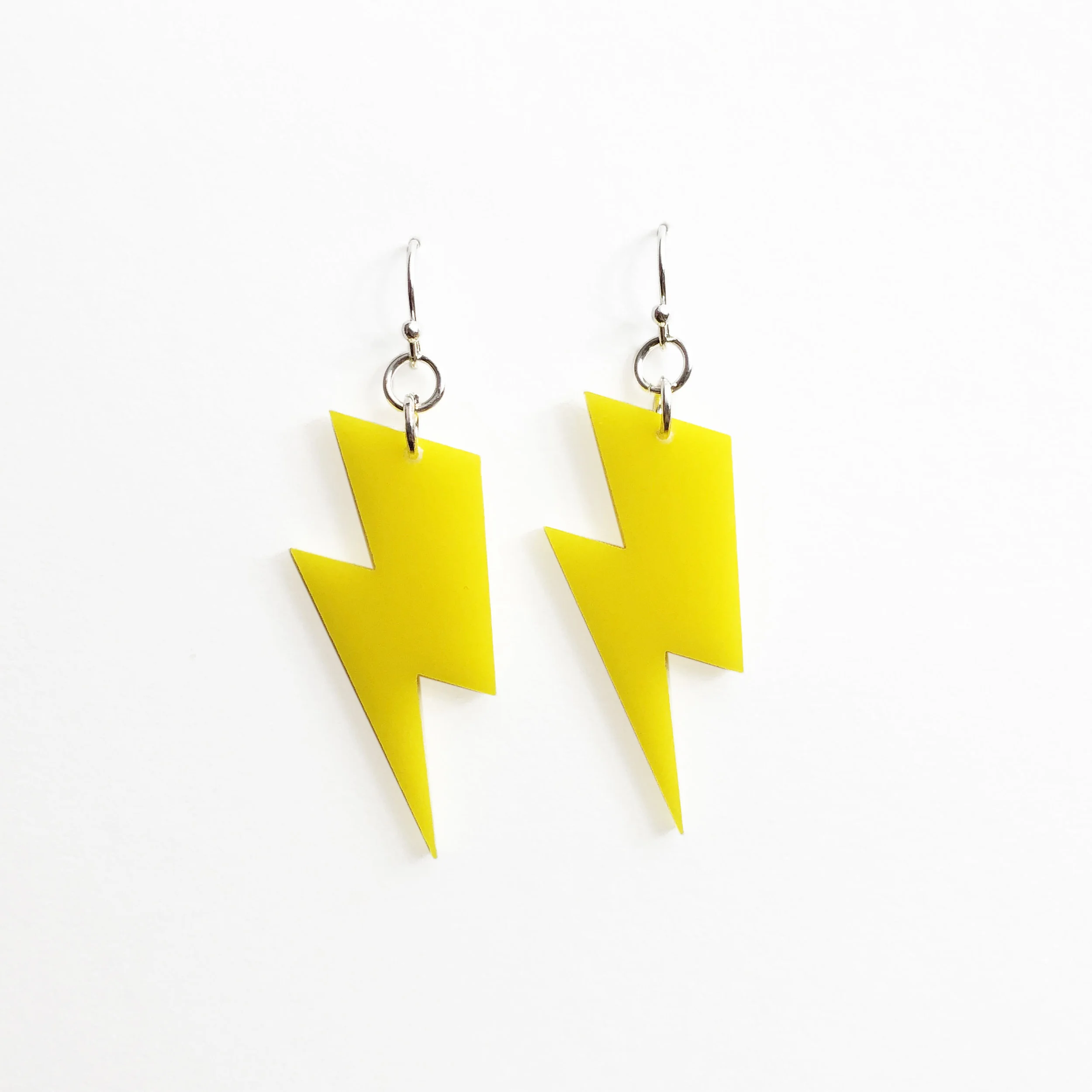 Yellow Lightning Earrings