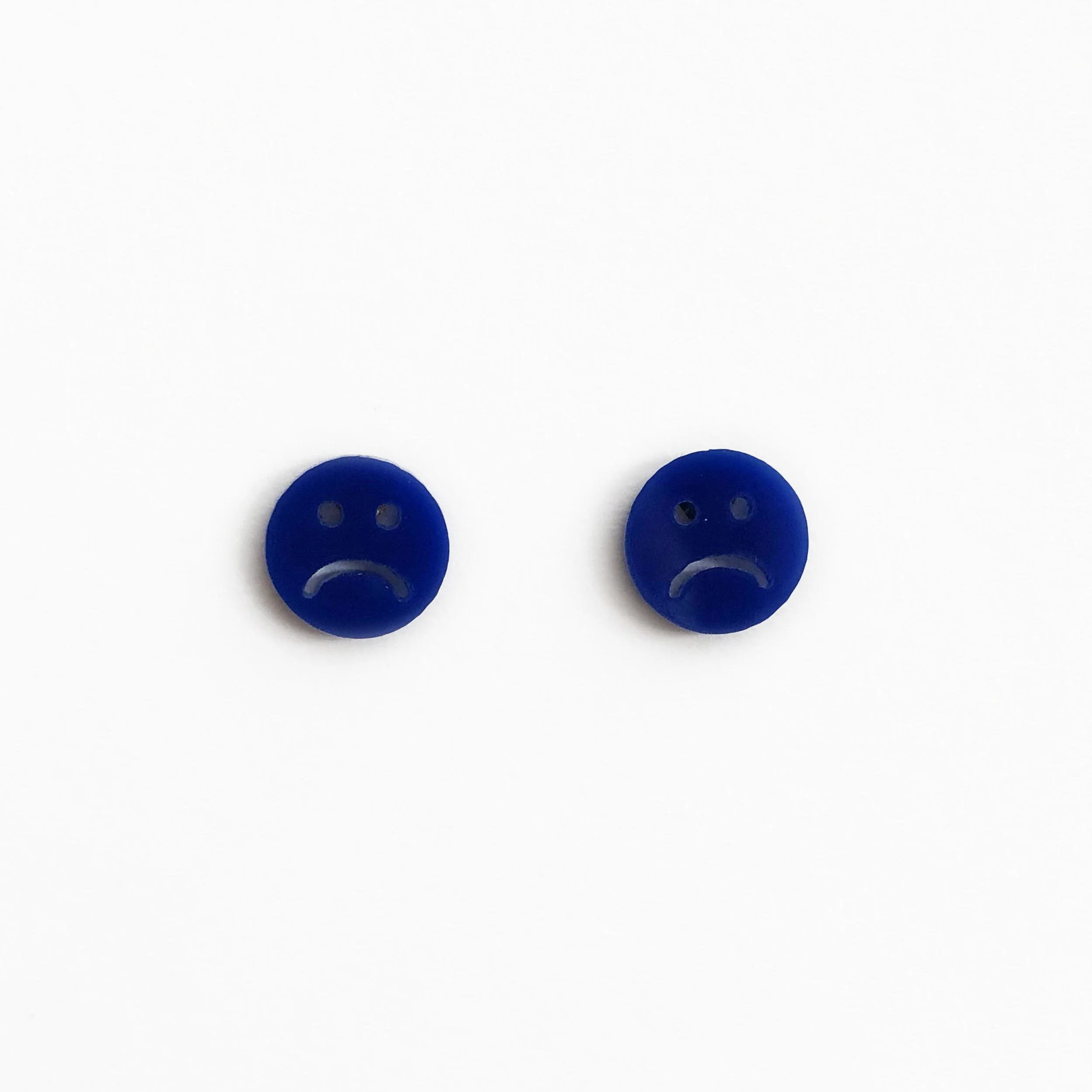 Sad Face Earrings