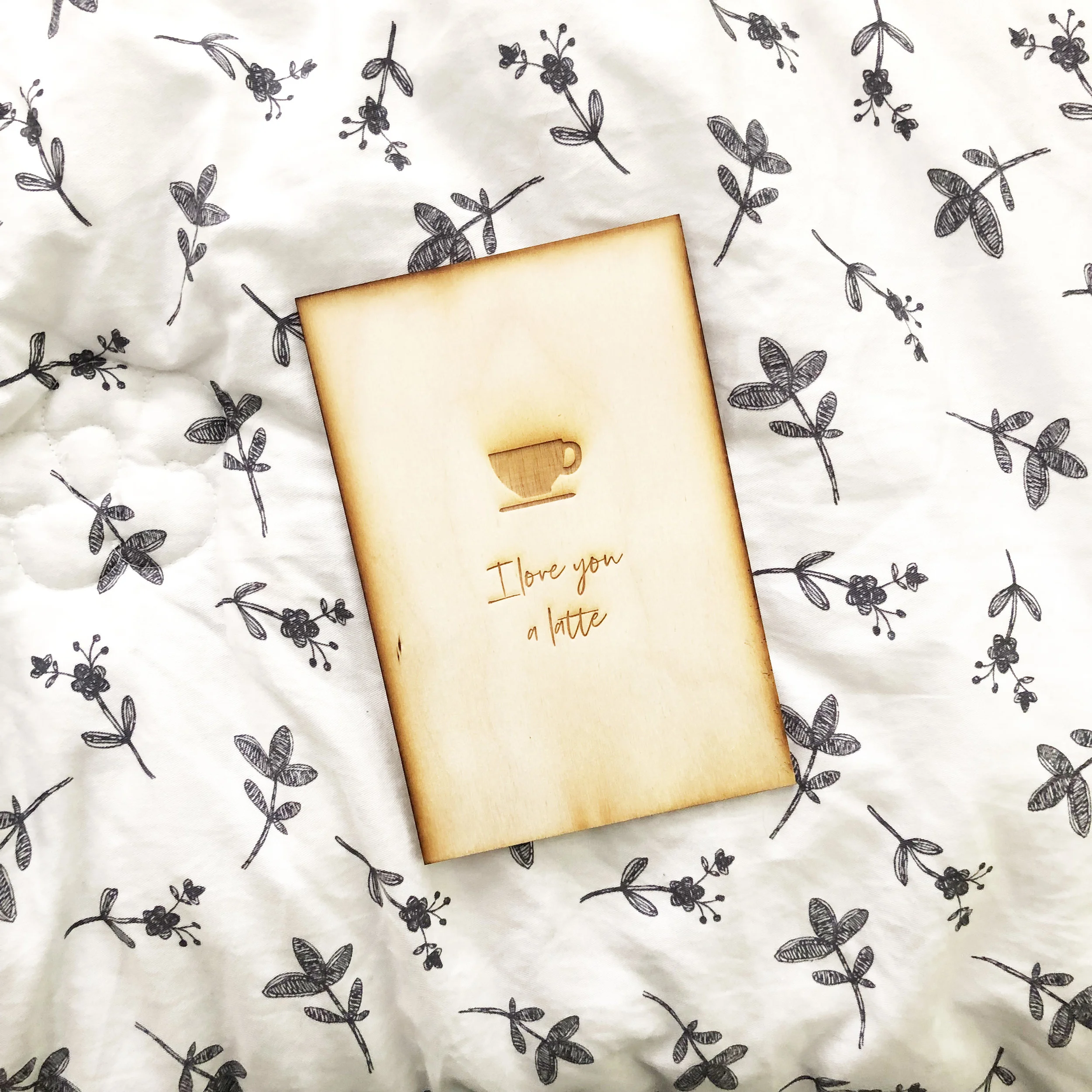 Love You a Latte Card